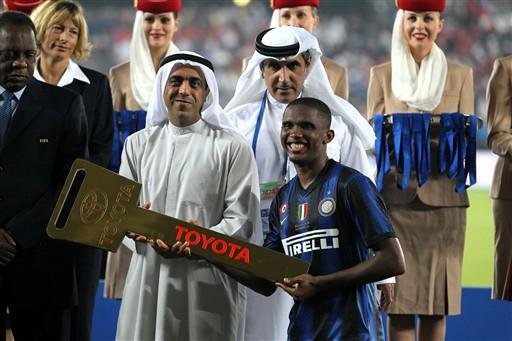 Eto&acute;o &eacute; eleito melhor jogador da &Aacute;frica pela quarta vez