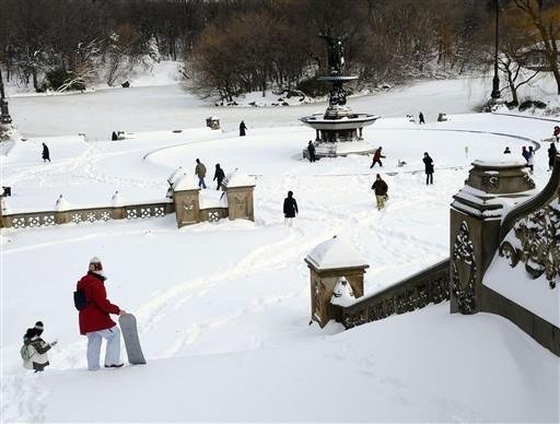 Neve causou transtornos no leste dos Estados Unidos