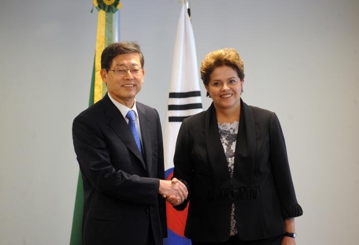 Dilma e primeiro-ministro sul-coreano debatem acordos