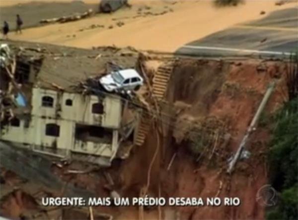 Chuvas na regi&atilde;o serrana do Rio causam deslizamentos e mortes