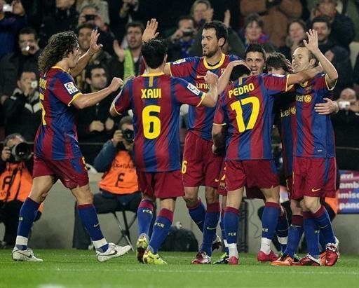 Barcelona goleia M&aacute;laga e bate recorde na Espanha