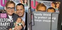 Mercado dos EUA protege crianças de ver Elton John e marido em capa de revista