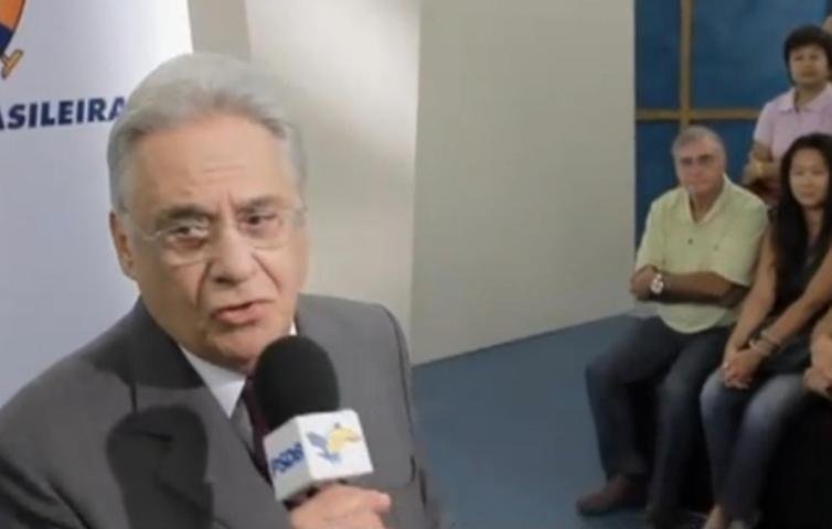 PSDB escala FHC para se aproximar de jovens e criticar Lula na TV