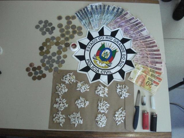 Pol&iacute;cia apreendeu drogas no Litoral Norte