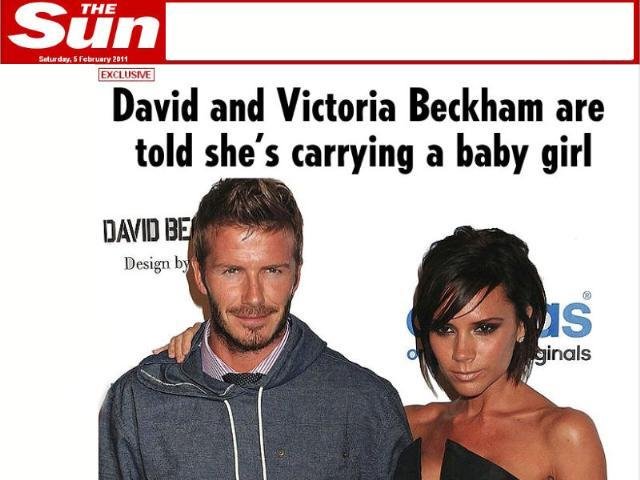 Victoria Beckham estaria esperando uma menina, diz jornal  