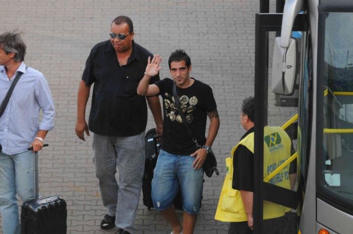 Escudero chega em Porto Alegre para assinar com o Gr&ecirc;mio