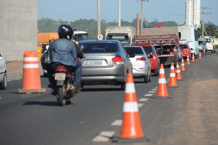 Congestionamento na BR 386 chega a oito quil&ocirc;metros