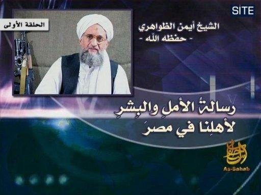 N&uacute;mero dois da Al-Qaeda manda mensagem para manifestantes do Egito