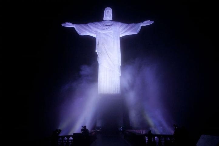 Cristo Redentor recebe novo sistema de ilumina&ccedil;&atilde;o