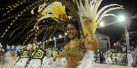 Vila Isabel, última escola a desfilar em Porto Alegre, também ficou bem representada no quesito beldades do samba