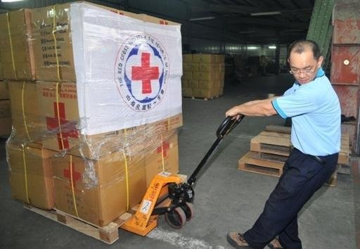 Aux&iacute;lio humanit&aacute;rio tamb&eacute;m chega de Taiwan