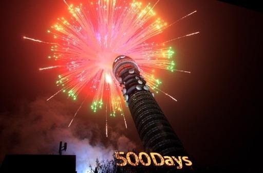 Rel&oacute;gio que conta dias para Olimp&iacute;ada volta a funcionar
