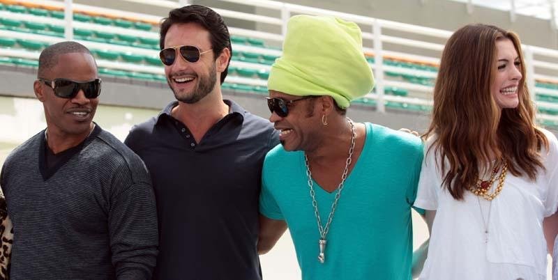 Anne Hathaway diz que visita ao Rio de Janeiro est&aacute; sendo incr&iacute;vel