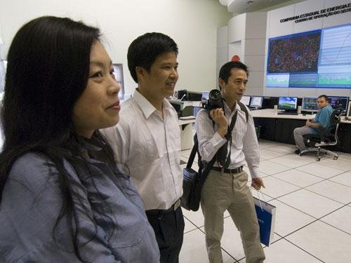 Executivos da Zhejiang Insigma visitaram a CEEE-GT