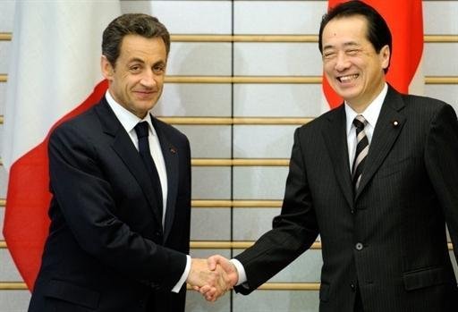 Presidente franc&ecirc;s chegou a T&oacute;quio para expressar apoio ao Jap&atilde;o