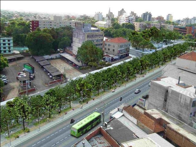 Perspectiva da superf&iacute;cie da esta&ccedil;&atilde;o La Salle Canoas 