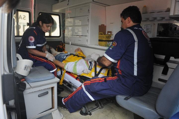 Oper&aacute;rios de acidente na Capital est&atilde;o em estado grave