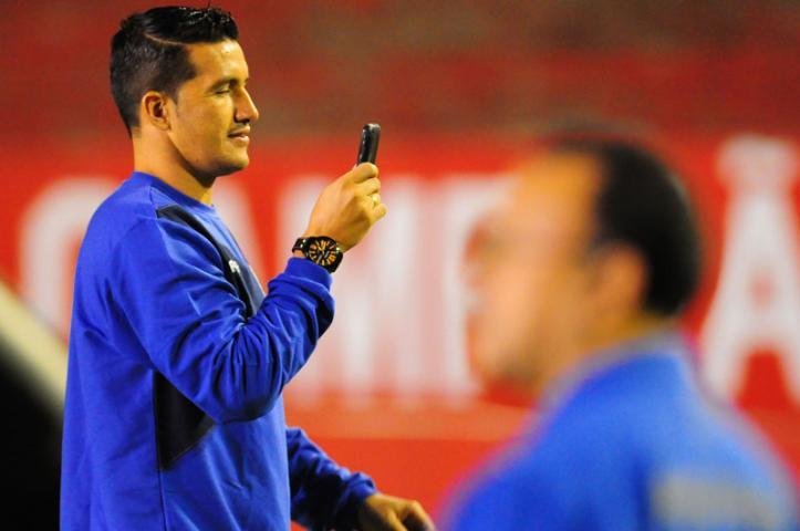 Time do Emelec faz reconhecimento do Beira-Rio