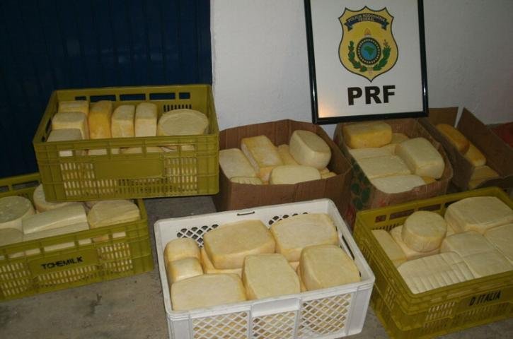 PRF apreende queijo sem inspe&ccedil;&atilde;o em Soledade