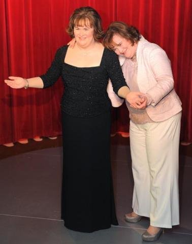 Susan Boyle ganha est&aacute;tua de cera no MadameTussauds