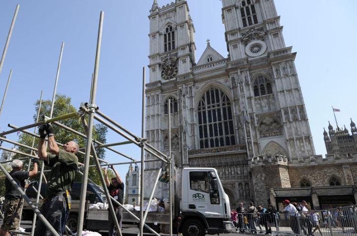 Preparativos est&atilde;o a todo o vapor em Londres para o casamento real que acontece na pr&oacute;xima sexta
