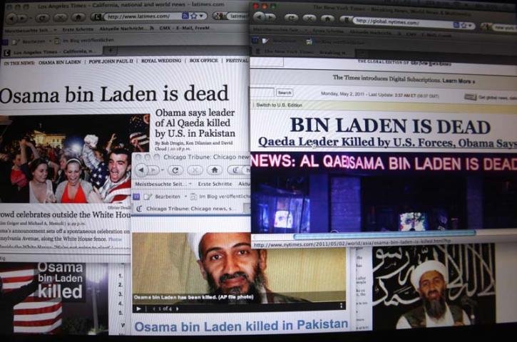 Imprensa internacional repercute morte de Bin Laden