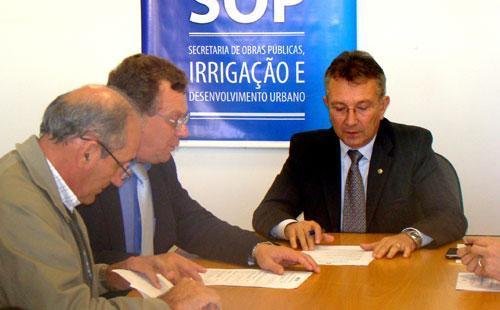 Reuni&atilde;o ontem entre secret&aacute;rios tra&ccedil;ou calend&aacute;rio de benfeitorias