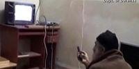 Em vídeo, Osama aparece vendo um programa de televisão sobre ele 