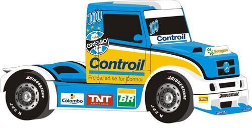 Caminh&atilde;o com as cores do Gr&ecirc;mio estreia na F&oacute;rmula Truck neste domingo 