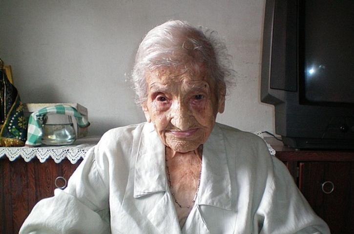 Maria Gomes Valentim, nascida em Carangola, Minas Gerais, tem 114 anos