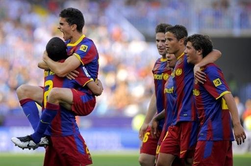 Barcelona termina Espanhol com vit&oacute;ria sobre o M&aacute;laga