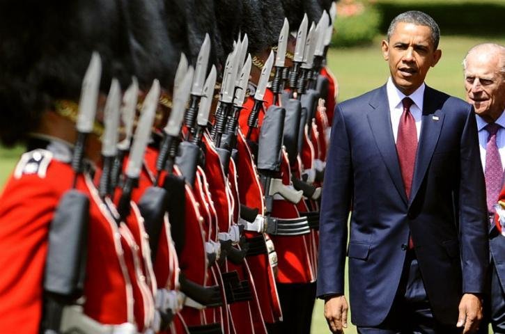 Em visita ao Reino Unido, o presidente dos Estados Unidos, Barack Obama
