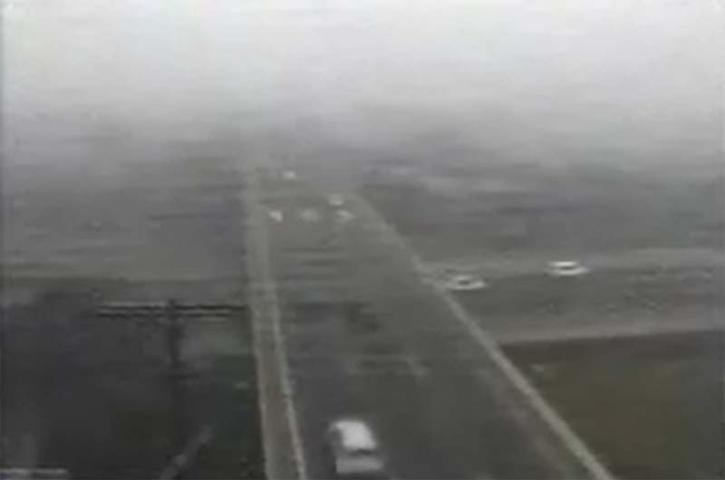 Imagens da Concepa mostram a situa&ccedil;&atilde;o da Freeway, pr&oacute;ximo ao aeroporto, agora pela manh&atilde;