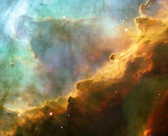 Nebulosa Messier 17 mostra perfeita tempestade de gases turbulentos - hidrog&ecirc;nio, oxig&ecirc;nio e g&aacute;s   sulf&uacute;rico