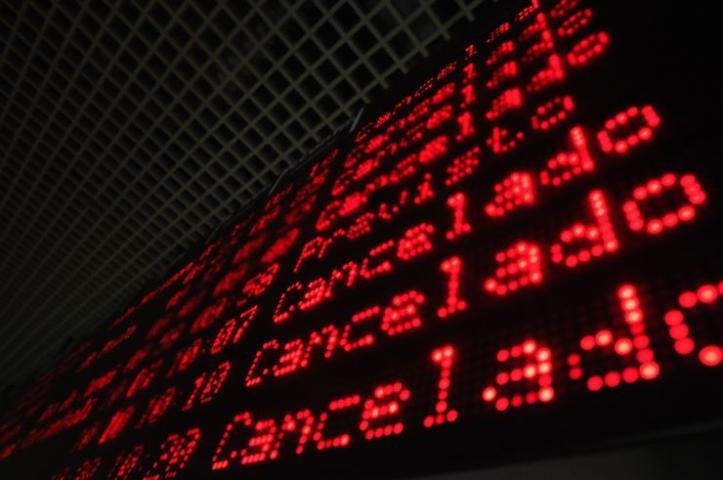 Cancelados quase 40% dos voos internacionais no Brasil