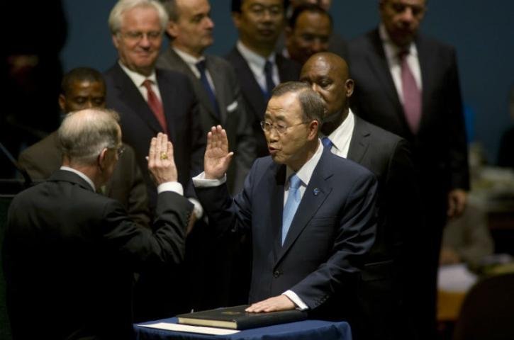 Ban Ki-moon &eacute; reeleito para um segundo mandado na ONU