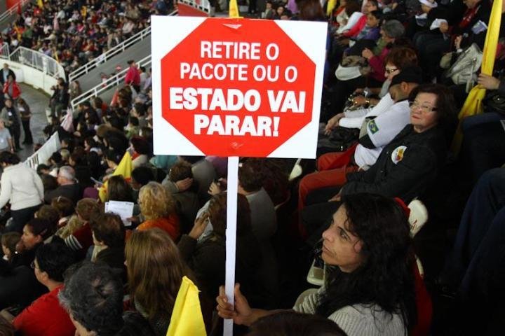 Cpers define paralisa&ccedil;&atilde;o at&eacute; Piratini retirar pacote de sustentabilidade 