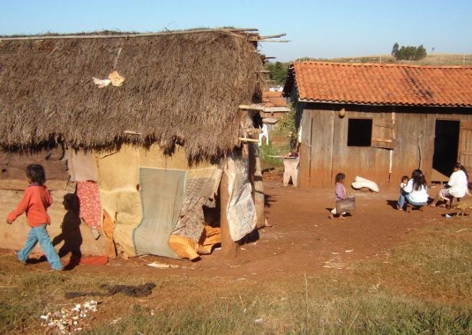 Frio suspende aulas para ind&iacute;genas em Tenente Portela