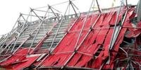 Desabamento de teto de estádio na Holanda deixa um morto e 14 feridos