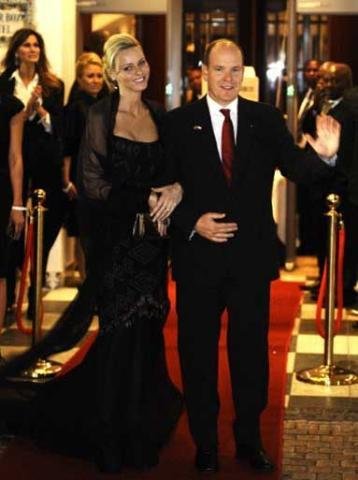 Albert e Charlene oferecem grande recep&ccedil;&atilde;o na &Aacute;frica do Sul