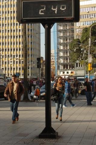 Calor surpreendeu moradores da Capital ap&oacute;s semana de frio