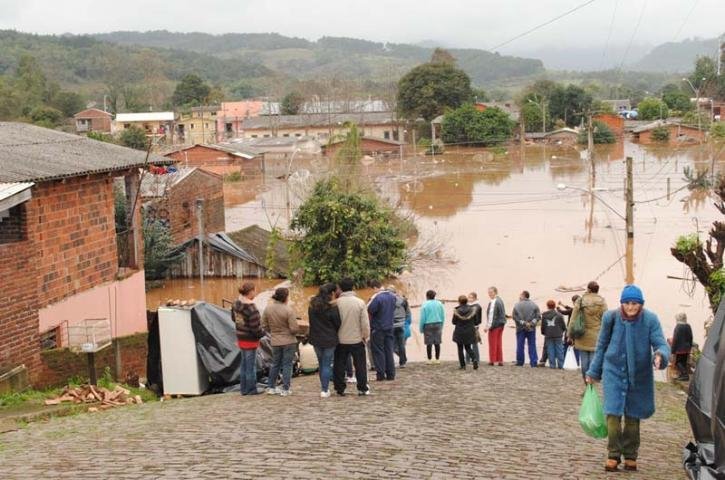 Encantado &eacute; uma das cidades mais atingidas, com 440 desabrigados