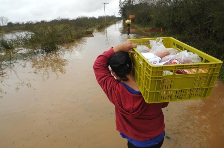 Imin&ecirc;ncia de grande enchente deixa Defesa Civil em alerta no Vale do Sinos