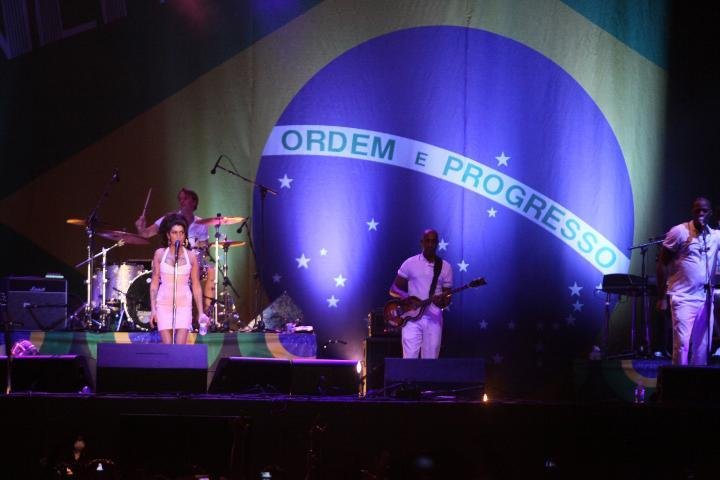Amy em Florian&oacute;polis, 8 de janeiro deste ano