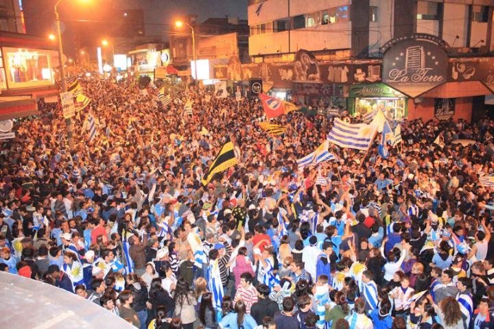 Conquista da Copa Am&eacute;rica lota ruas de Rivera