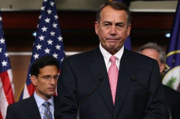 L&iacute;der republicano, na C&acirc;mara, John Boehner foi um dos articuladores do acordo