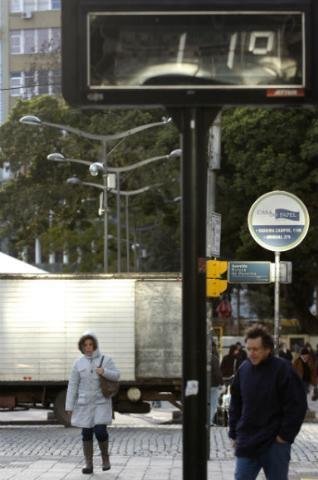 Term&ocirc;metro na Capital marcou 11&deg;C
