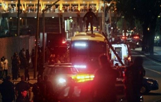 Pol&iacute;cia Civil faz per&iacute;cia em &ocirc;nibus sequestrado no Rio