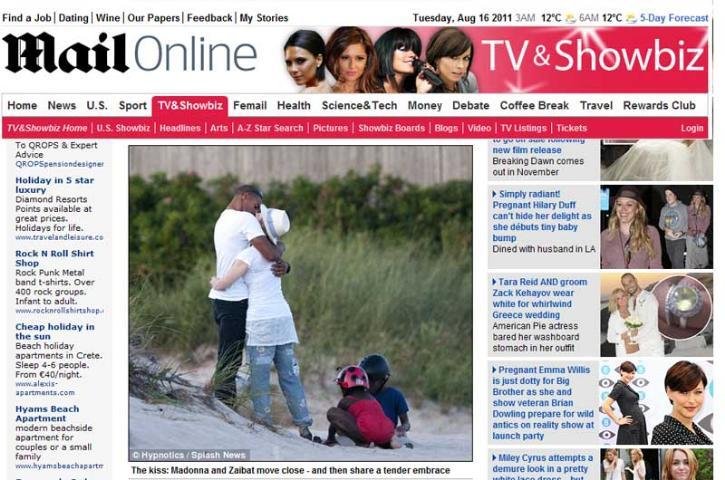 Madonna celebra 53 anos com beijo no namorado de 24