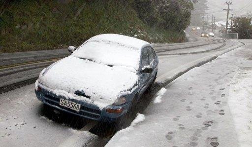 Nova Zel&acirc;ndia enfrenta onda de frio hist&oacute;rica